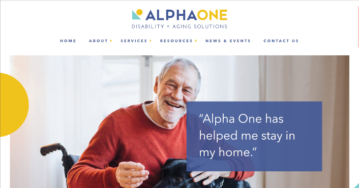 Alpha One Website Screenshot